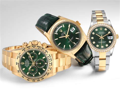 most popular green dial rolex watch